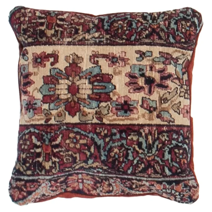 15″ x 15″ x .5″ Antique Pillow Collection Traditional Wool Pillow #016448
