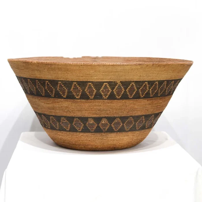 1900s Yokuts Polychrome Bowl