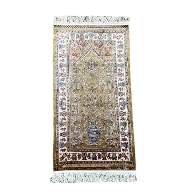 2’2″x4’3″ Modal Silk Rug – Luxuriously Soft, Eco-Friendly Accent Rug for Entryways, Bedrooms, or Small Spaces