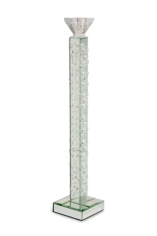 AICO by Michael Amini – Montreal – Slender Mirrored Crystal Candle Holder, Large Pack of 6 – FS-MNTRL159L-PK6
