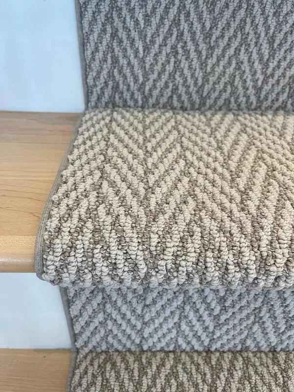 Anderson Tuftex Fossil Herringbone Stair Runner