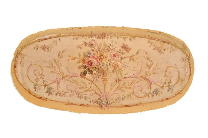Antique French Aubusson Tapestry 4′ x 2′