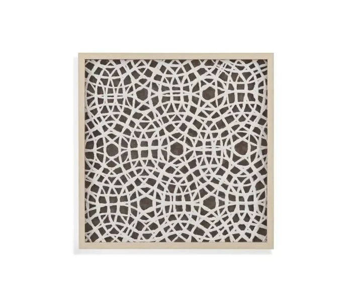 Bassett Mirror – Lined Canvas Wall Art – 7500-735EC