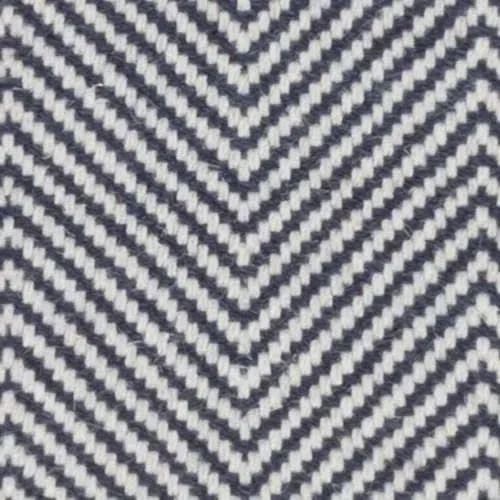 Batiste Woven Wool Custom Rug Swatch | Navy