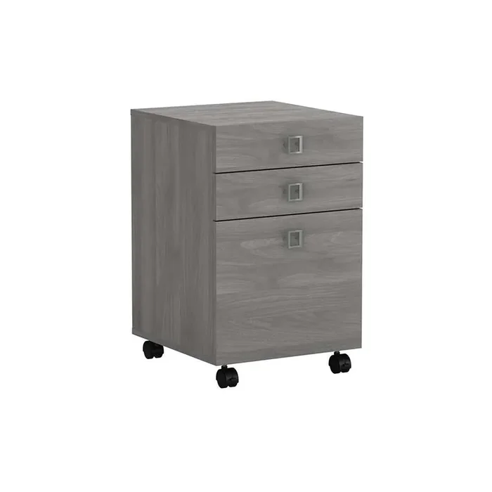 Bush Business Furniture – Echo 3 Drawer Mobile File Cabinet in Modern Gray – KI60401-03
