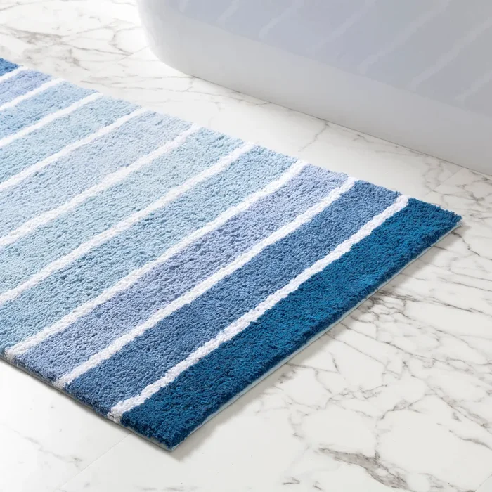 Cascade Bath Rug | Blue