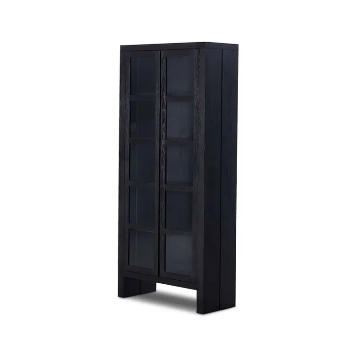 Four Hands – Bennett – Warby Cabinet – Worn Black Veneer – 236406-003