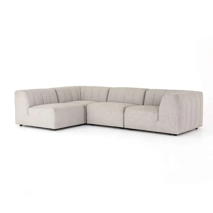 Four Hands – Gwen L-Shaped Outdoor 4-Piece Sectional – Faye Ash – 223218-001