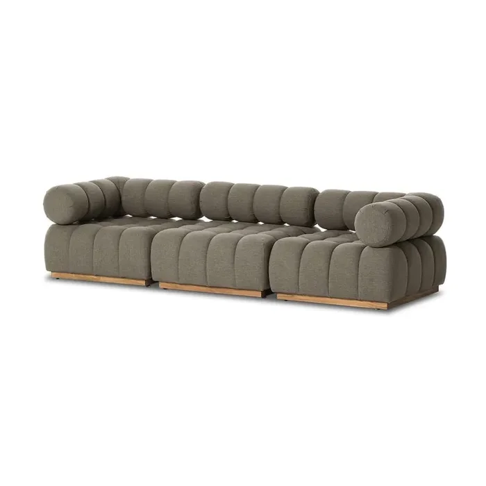 Four Hands – Roma Outdoor 3-Piece Sectional – Alessi Fawn – 230025-003