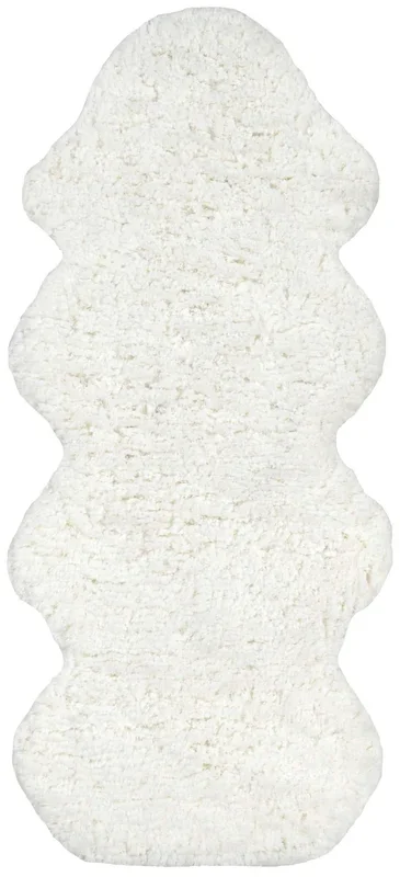 Hand Tufted One and a Half Piece Faux Sheepskin