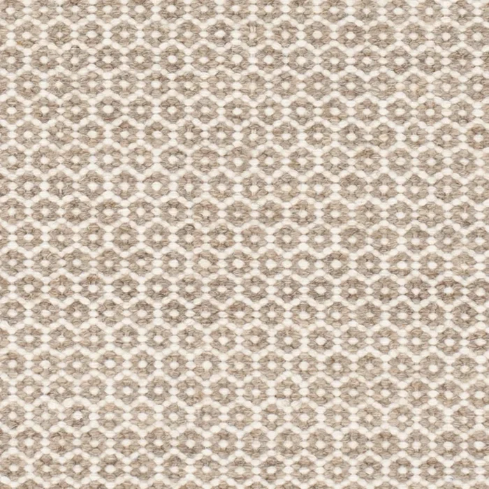 Honeycomb Handwoven Wool Custom Rug Swatch | Natural