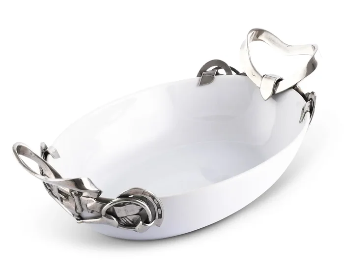 Horseshoe & Bit Serving Dish – Small