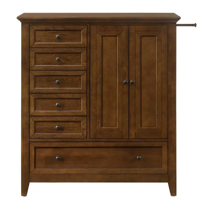 Intercon Furniture – San Mateo Youth Chifferobe in Tuscan – SM-BR-N4305C-TUS-C
