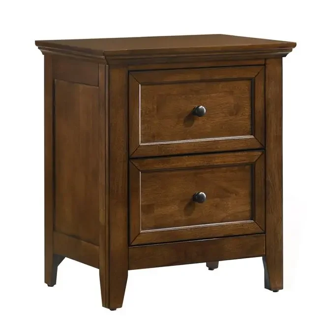 Intercon Furniture – San Mateo Youth Nightstand, 2 Drawer in Tuscan – SM-BR-4302-TUS-C