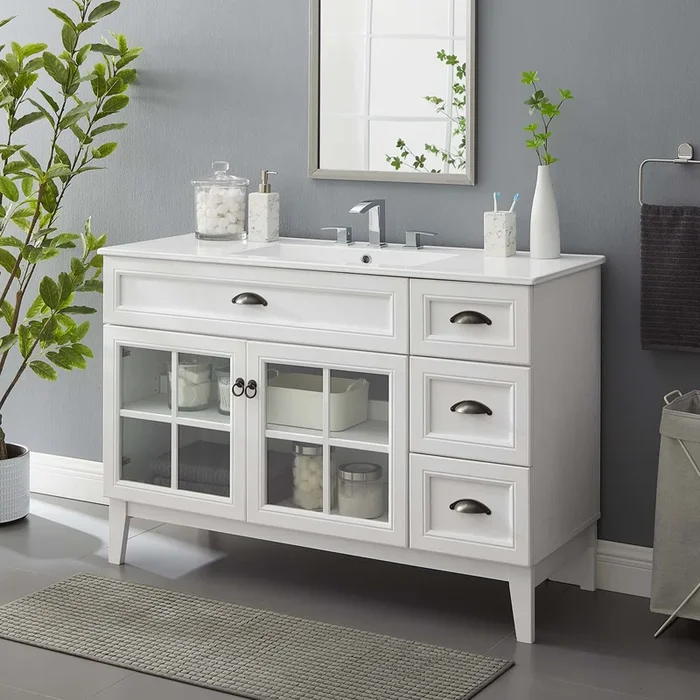 Isle Bathroom Vanity Basin Included by Modway