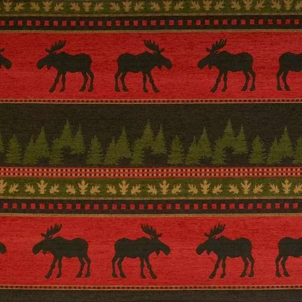 Jenny Lake Moose Upholstery Fabric