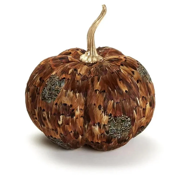 Large Feather Pumpkin