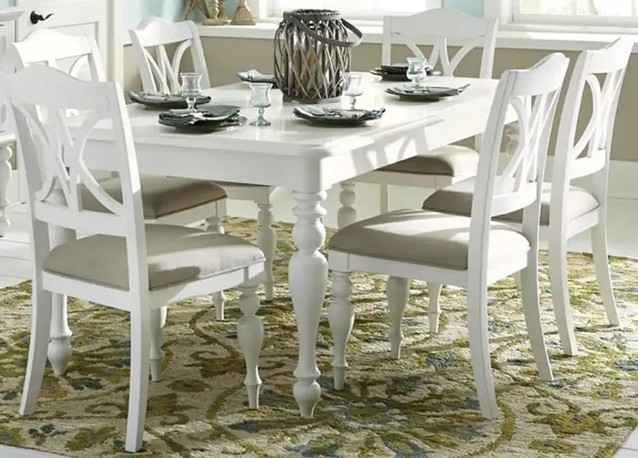 Liberty Furniture – Summer House I 7 Piece Rectangular Table Set – 607-CD-7RLS