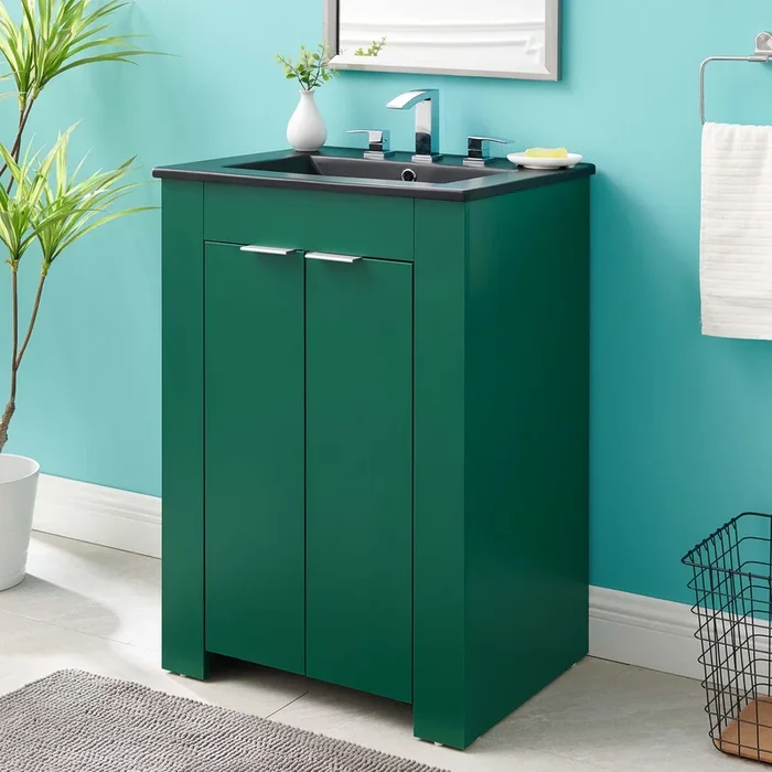 Maybelle Bathroom Vanity Basin Included by Modway