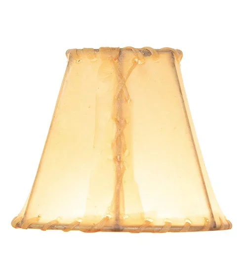 Natural Rawhide Lamp Shade 5″