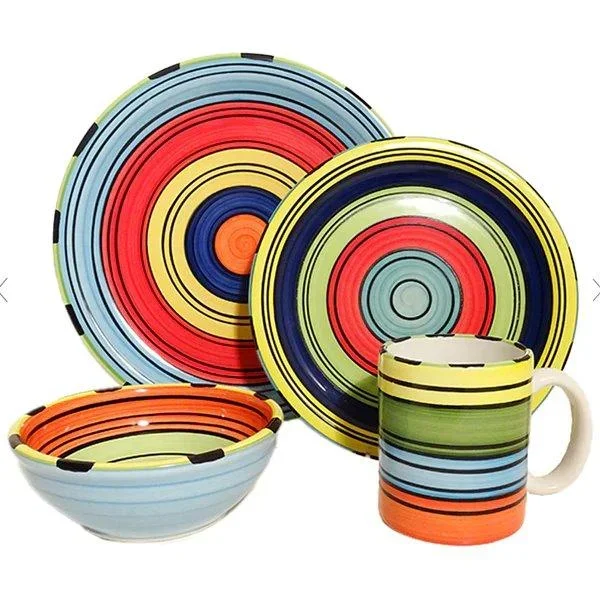 Puebla Stripes – Colorful Dinnerware