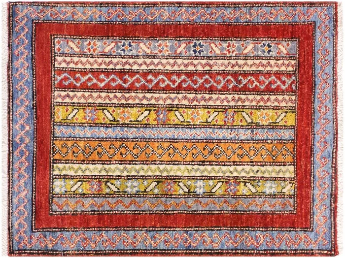 Rustic Shawl Steffenn Vegetable Dyed Wool Rug – 1’11” x 2’11”