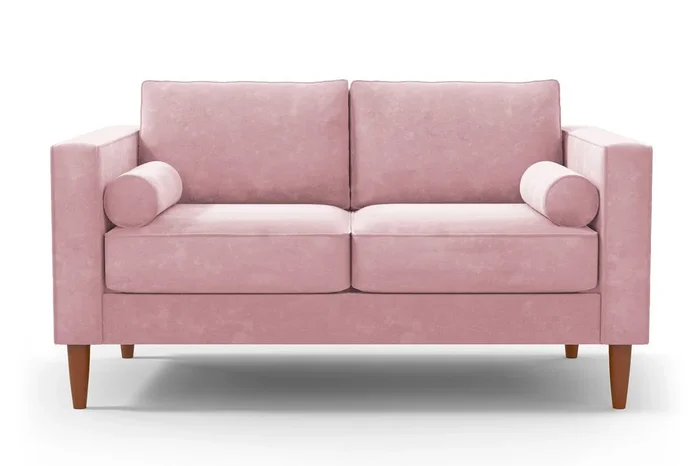 Samson Apartment Size Sofa :: Leg Finish: Pecan / Size: Apartment Size – 74″w