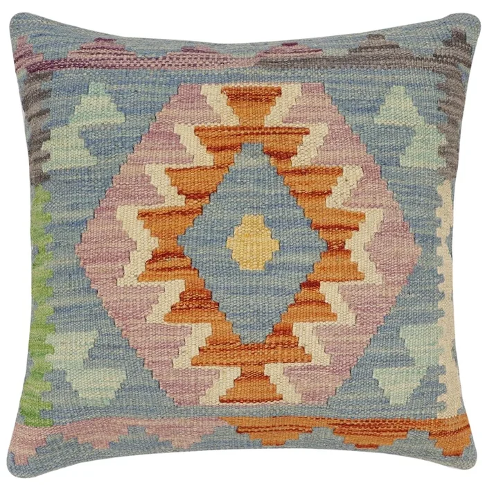 Southwestern Hefferna Turkish Hand-Woven Kilim Pillow