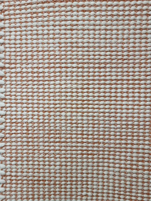Subi Orange Wool Floor Rug