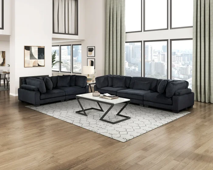 Traverse Black Living Room Collection