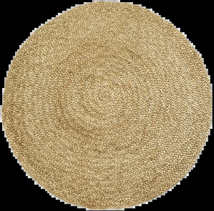 Yellowstone Braided Jute Rug (5′ Round) – Jute